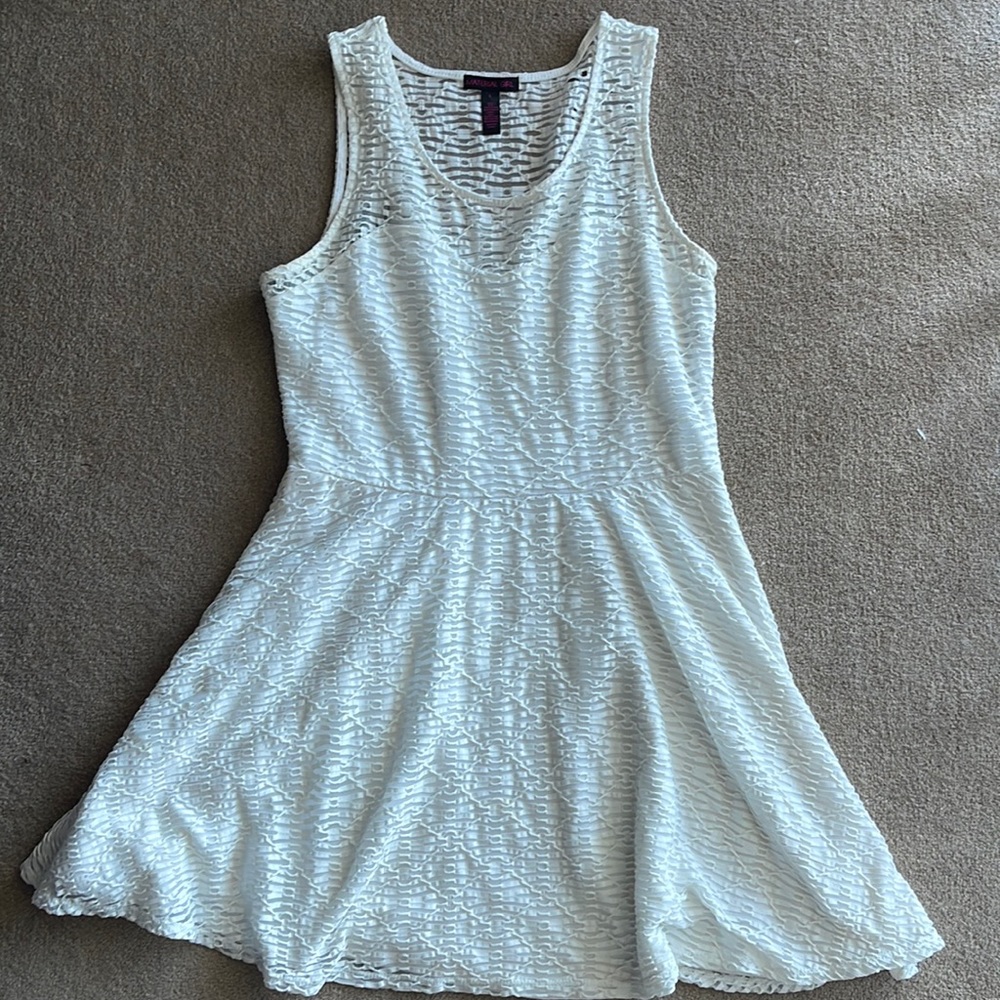 White Material Girl Baby Doll Dress